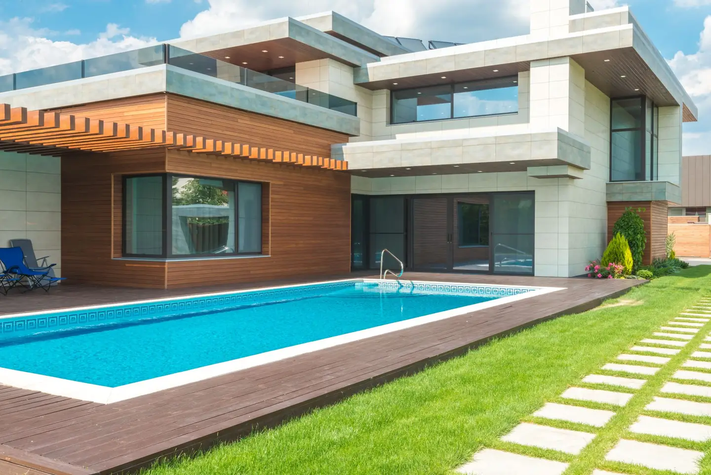 Swimming pool built in Windermere, NSW